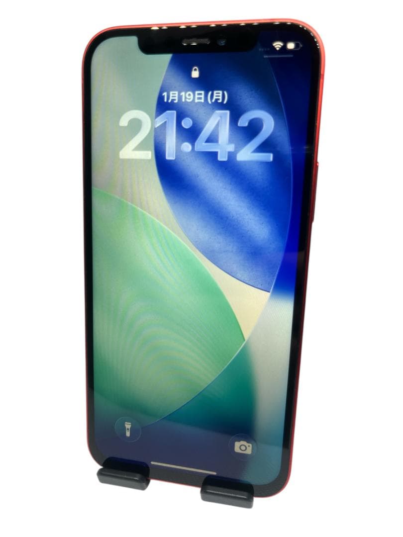 競輪マン【美品】iPhone12 128G レッド　バッテリー100%