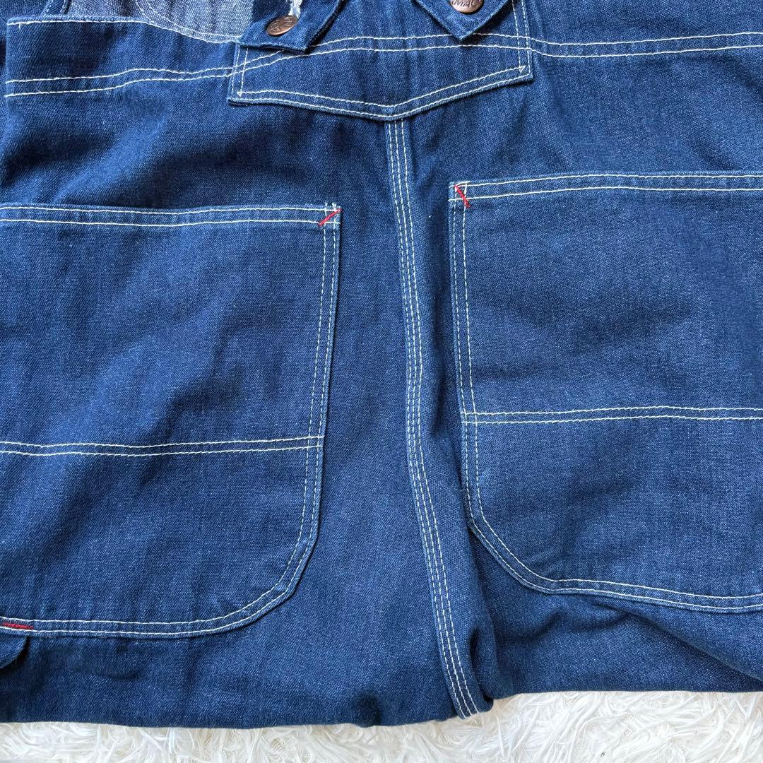 【W30】80s 90s　ビッグマック　オーバーオール　ローバック