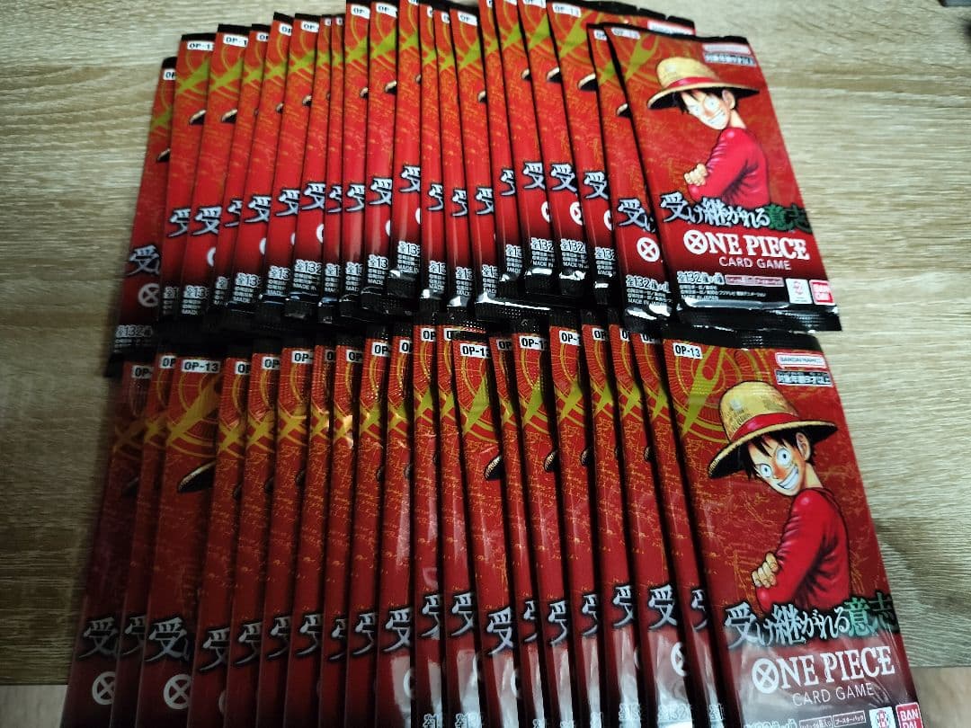 ワンピースカード　受け継がれる意志　サーチ済み　80パック