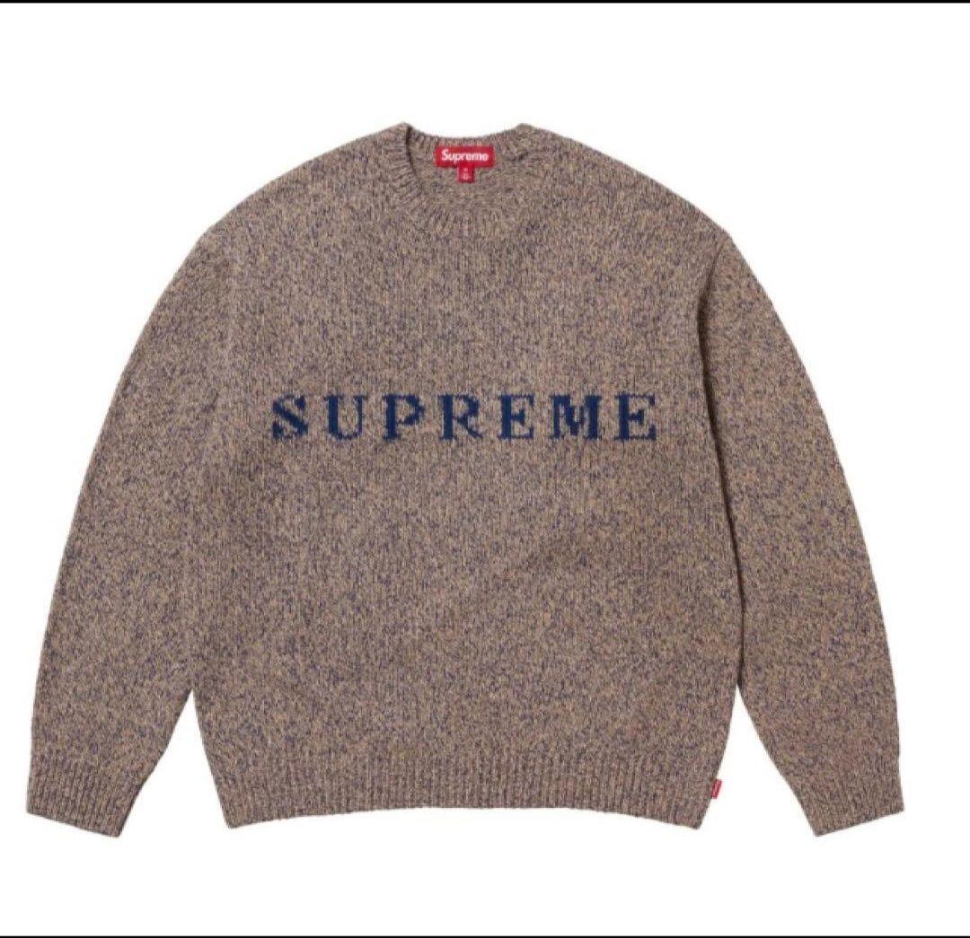 トップス Supreme Contrast Logo Sweater