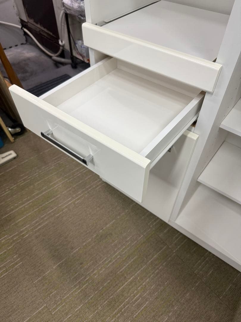 【美品】【メンテナンス済】ニトリ　ミドルレンジボード　レンジ台　キャビネット