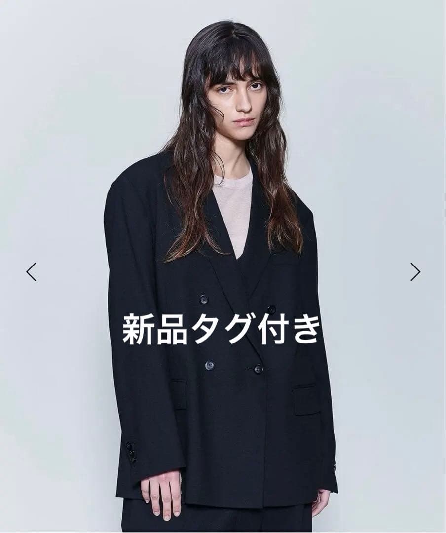 無*様 ＜6(ROKU)＞ジョーゼット ダブルブレスト ジャケット