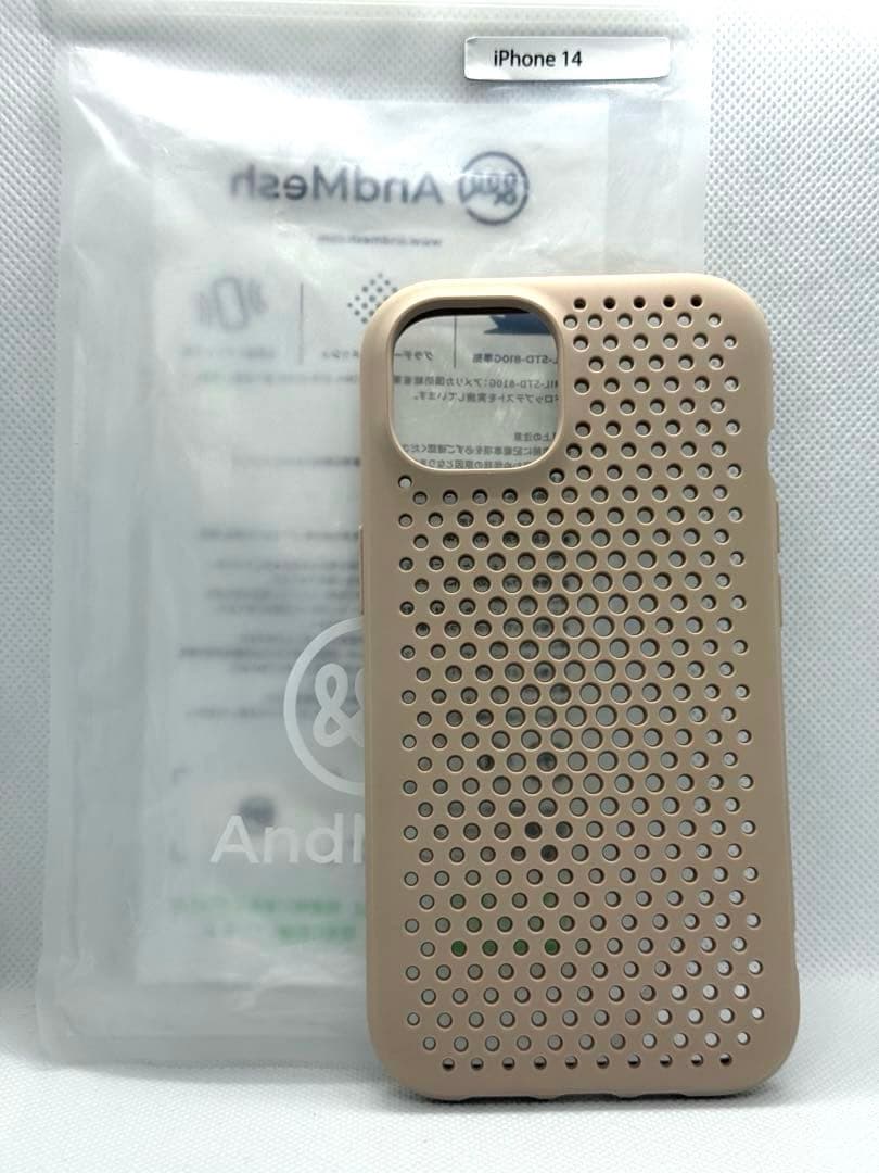 AndMesh アンドメッシュ iPhone14 ケース ベージュ