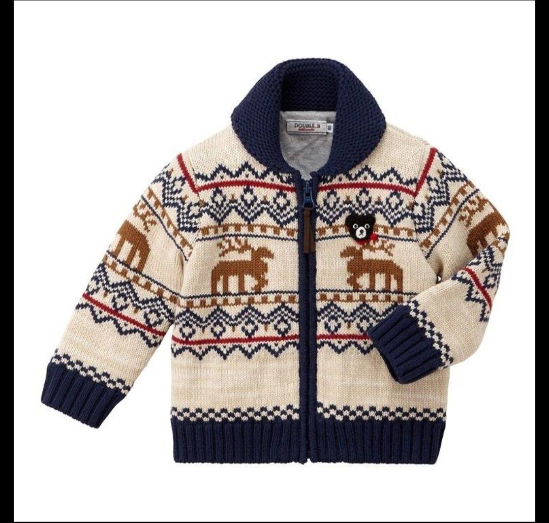 【新品】ダブルビー110センチ ニットジャケット