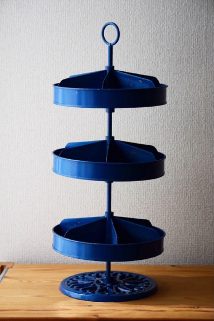 回転式ラック アイアン シャビー インダストリアル 工業 ヨーロッパ ビンテージ