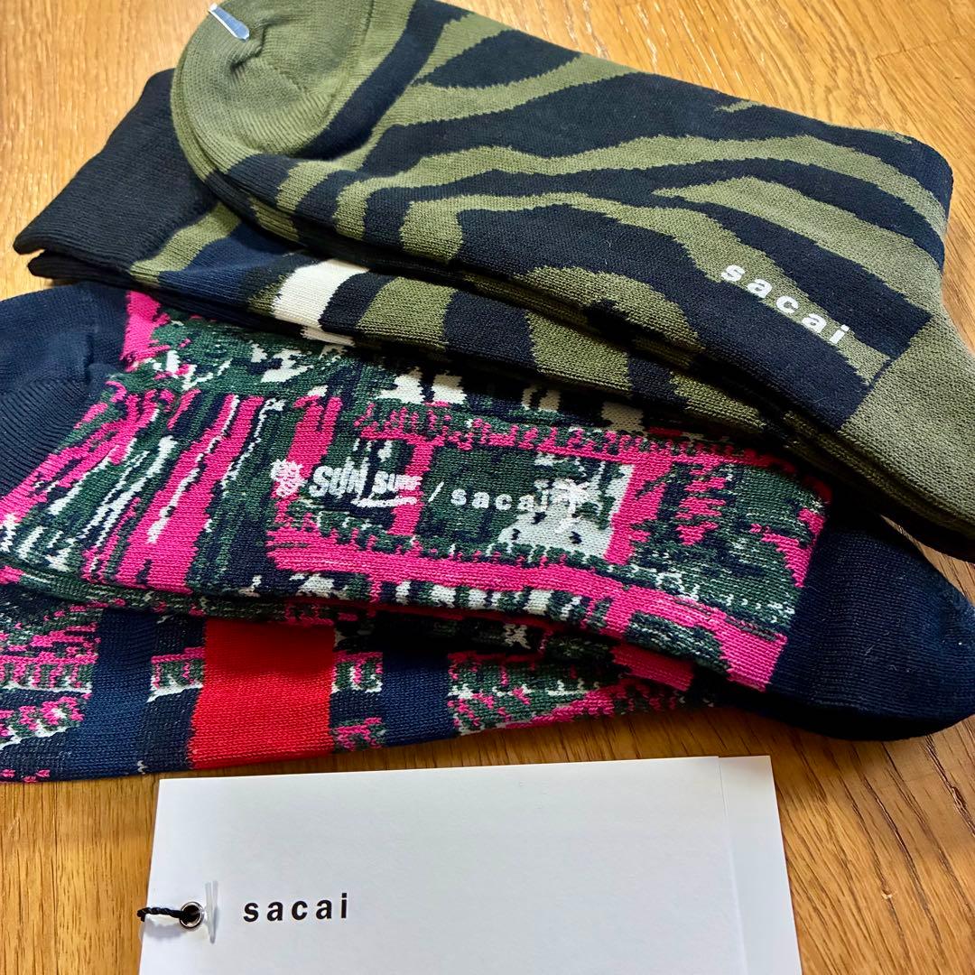 sacai×SUNSURF ・sacai / ソックス 靴下 2足セット