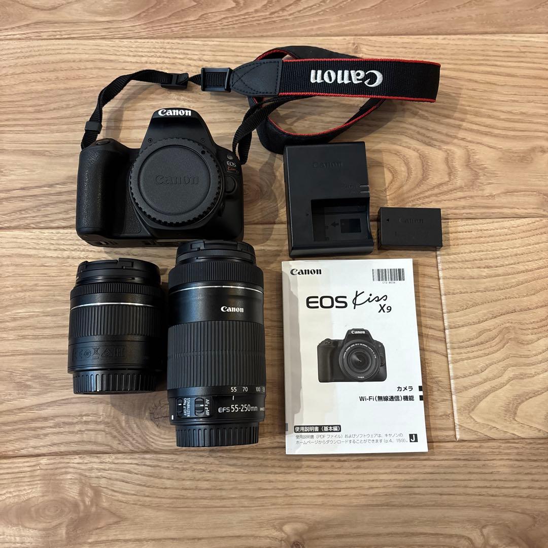 【ケース付き】Canon EOS Kiss X9 ダブルレンズキット