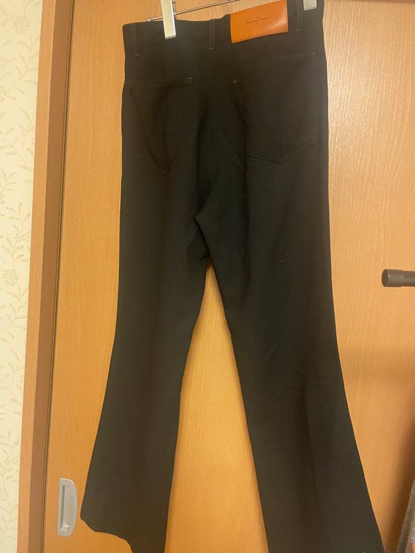 VALLUCO Second Layer 黒 フレアパンツsize44