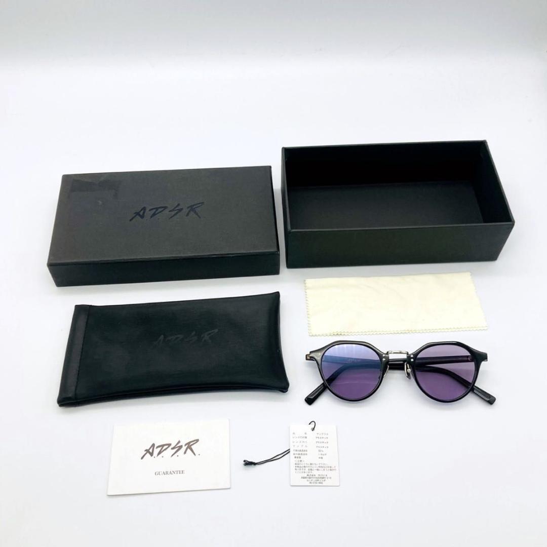 A.D.S.R. SATCHMO 01 サングラス ブラック 箱 ソフトケース付