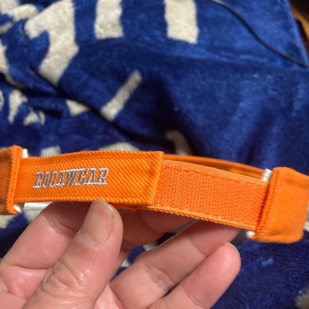 クソレア rocawear オレンジサンバイザー アメリカ古着 jay-z