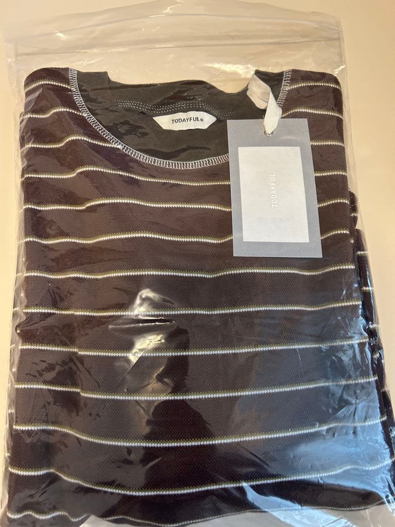 【新品未使用】TODAYFUL Border Long T-shirts