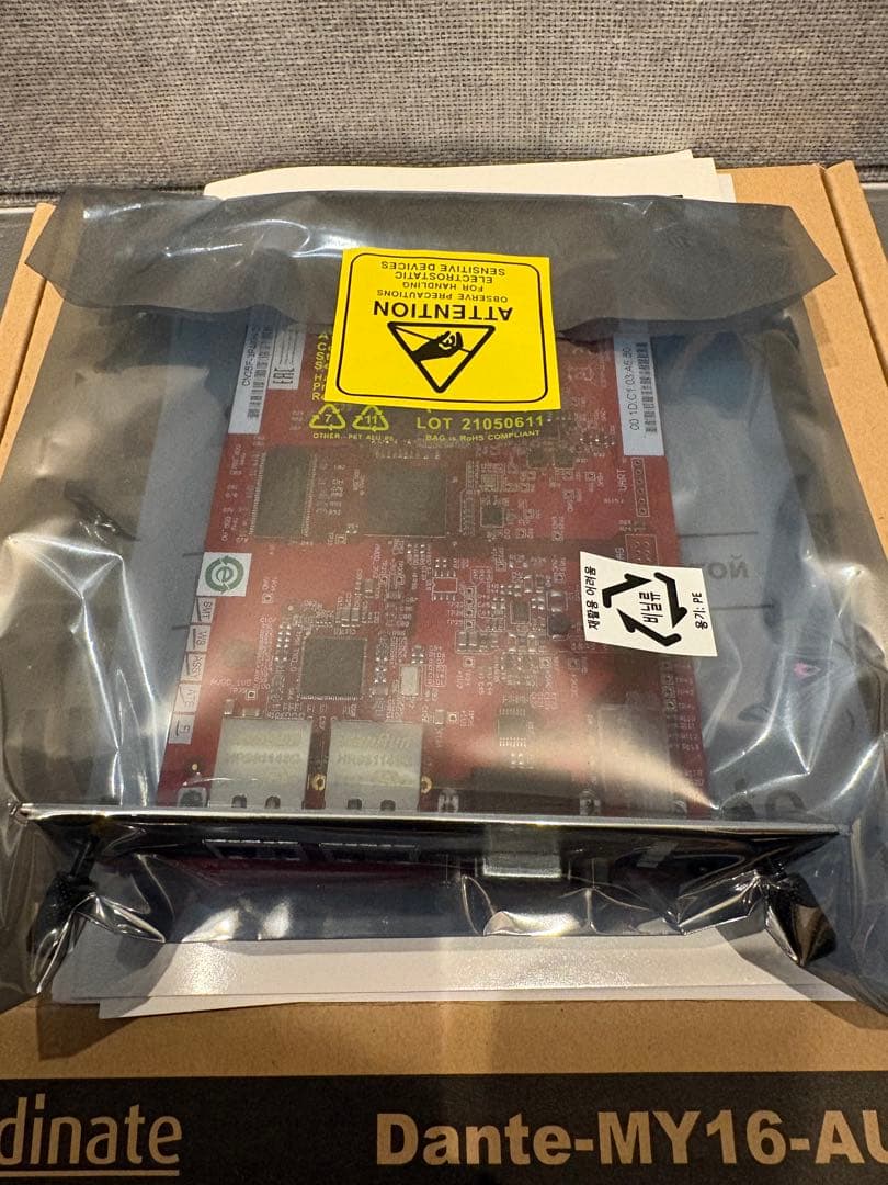 Audinate Dante-MY16-AUD インターフェイスカード