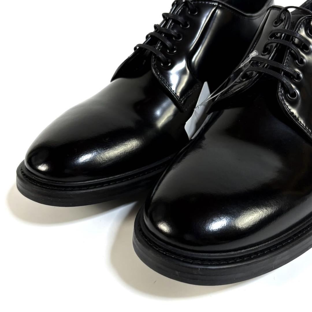 【未使用】EMPORIO ARMANI レザー ン 革靴 7 イタリア製 元箱付