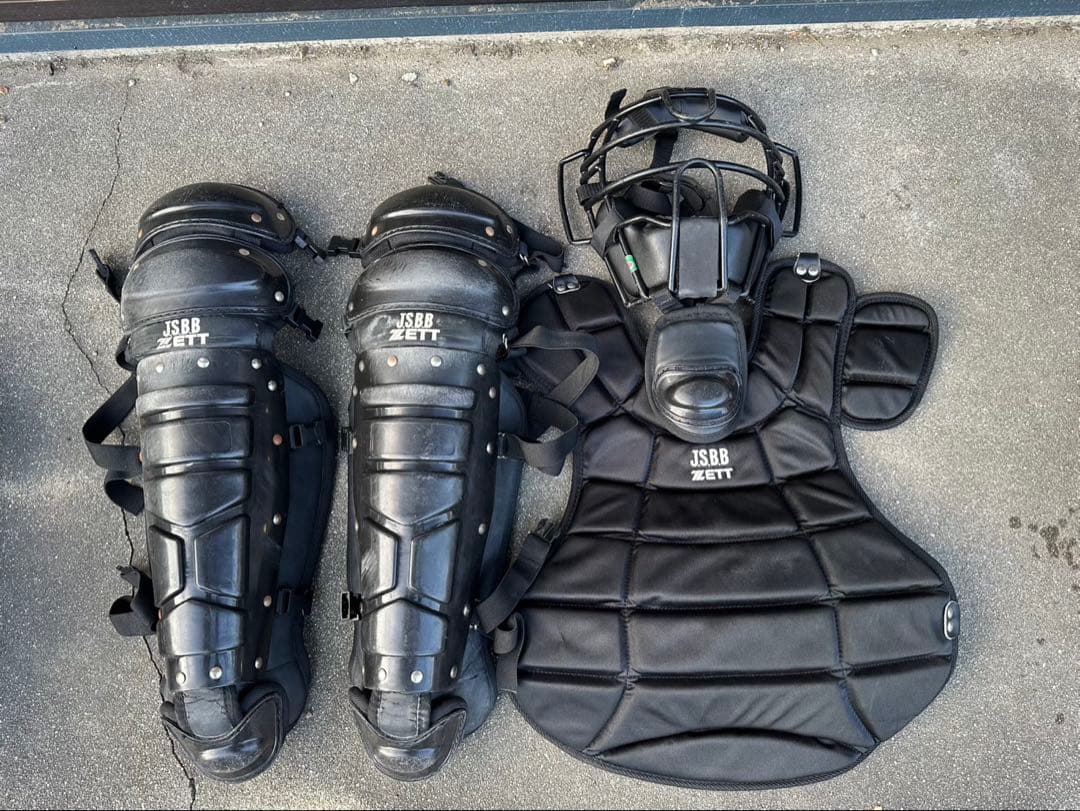 一般軟式用キャッチャー防具セット