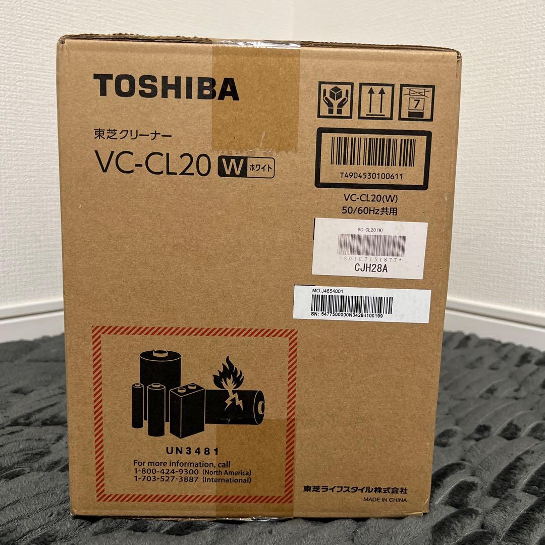 【新品未使用】東芝 TOSHIBA VC-CL20 ホワイトスティッククリーナー