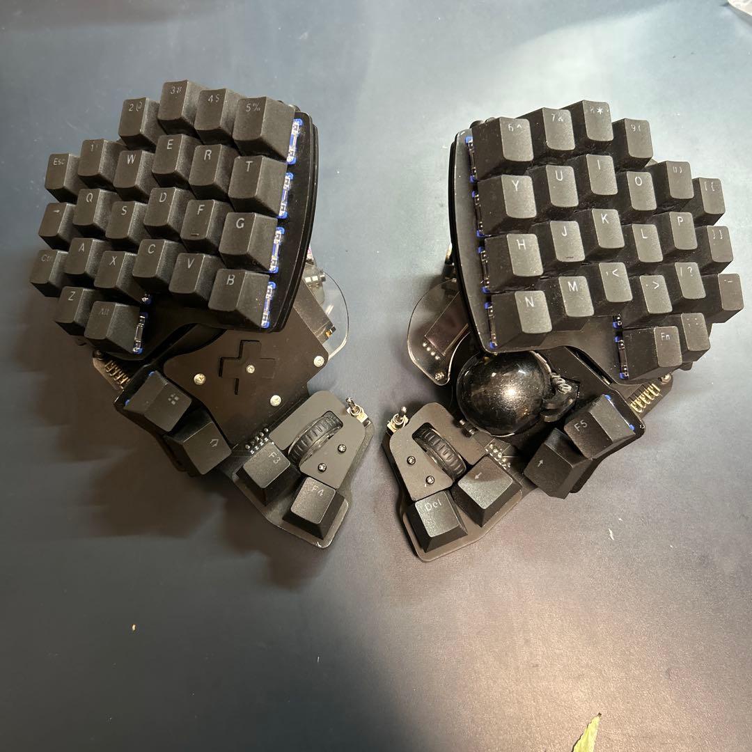 Killer Whale 分割キーボード 完成品 フルセット Type-C