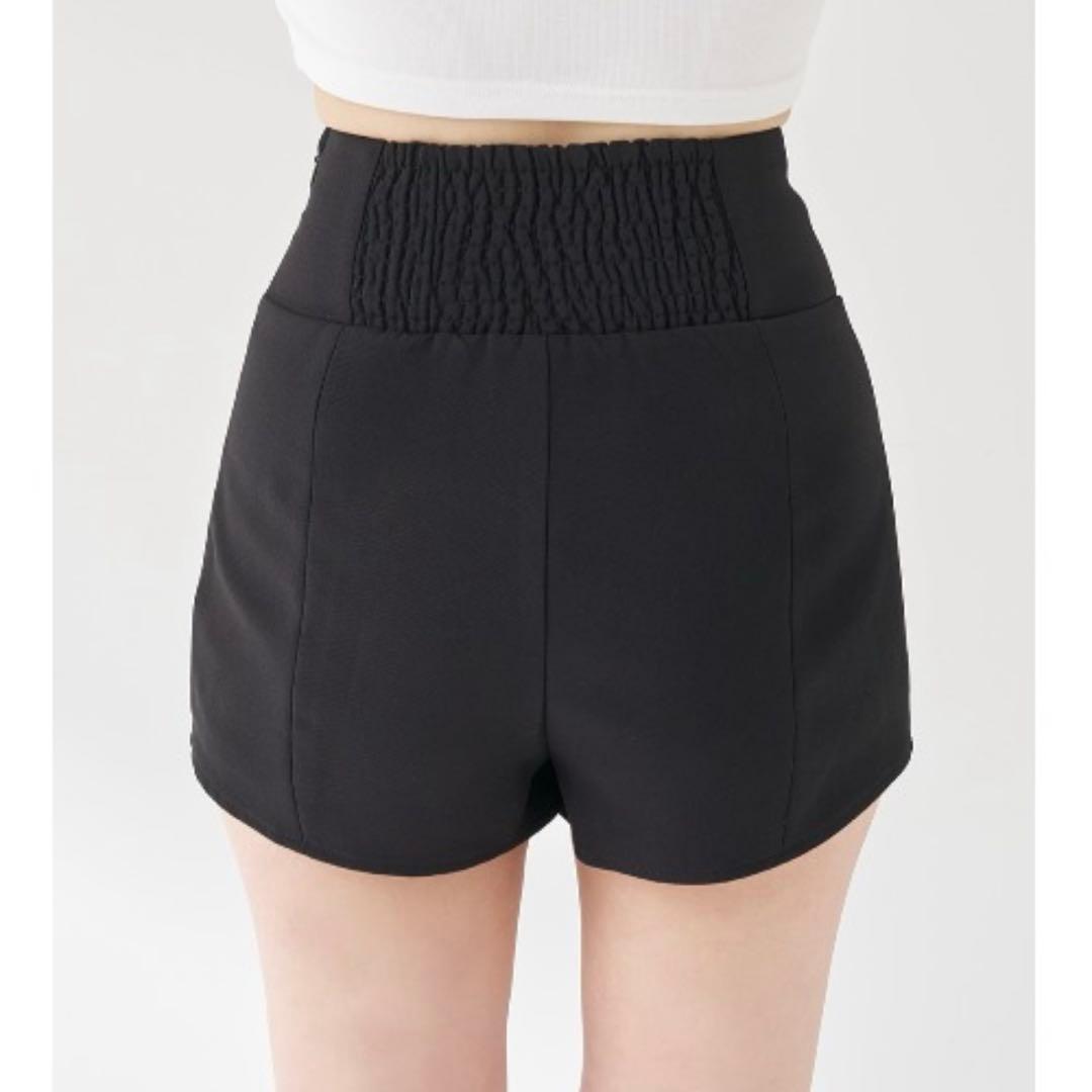 Darich 美シルエットショートパンツ　Freeサイズ ブラック　ダーリッチ