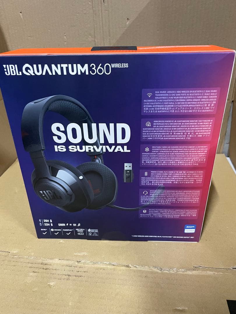 JBL QUANTUM 360 WIRELESS ゲーミングヘッドセット