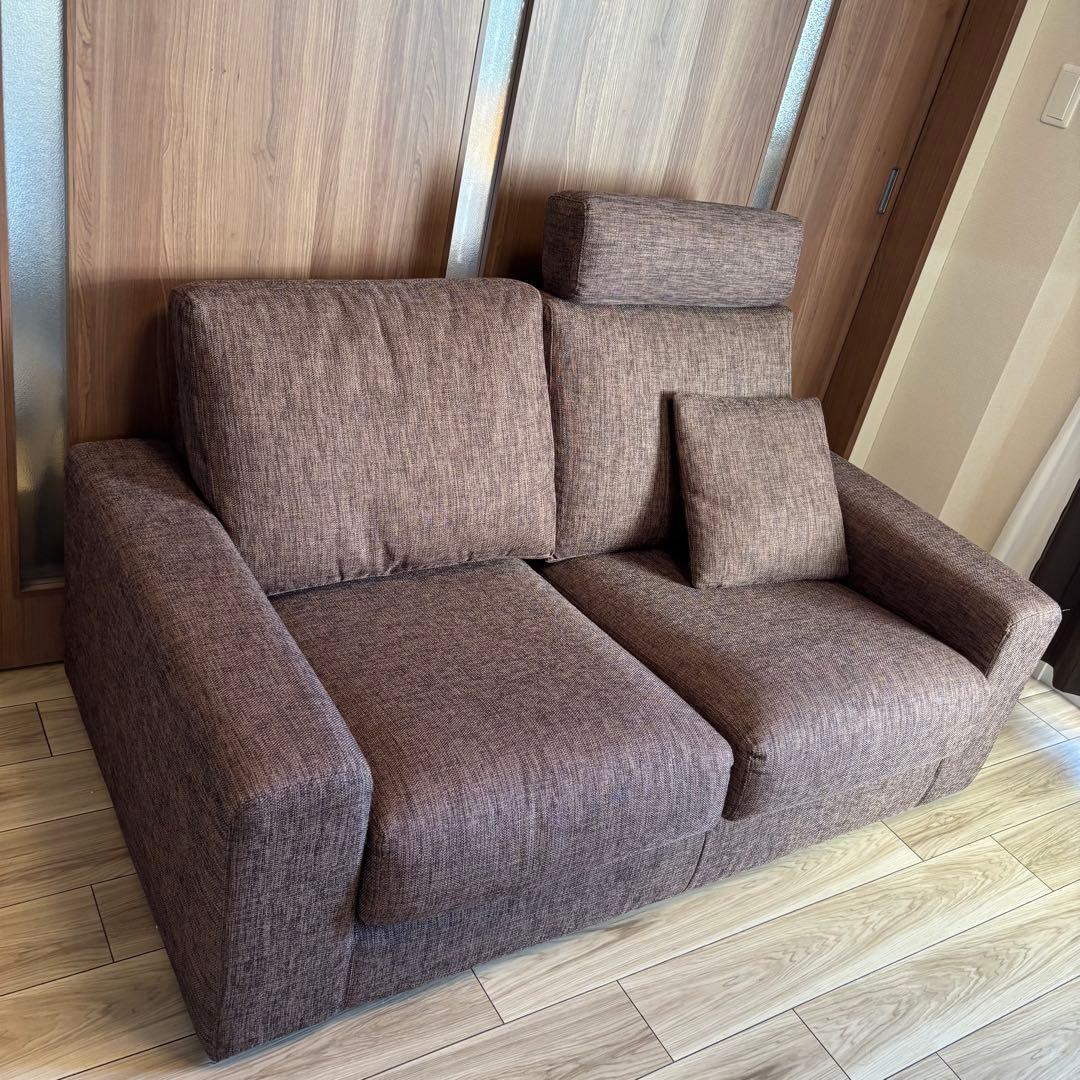 NITORI ニトリ 送料込 2人用 布張り ソファ Nポケット A1 2人掛け