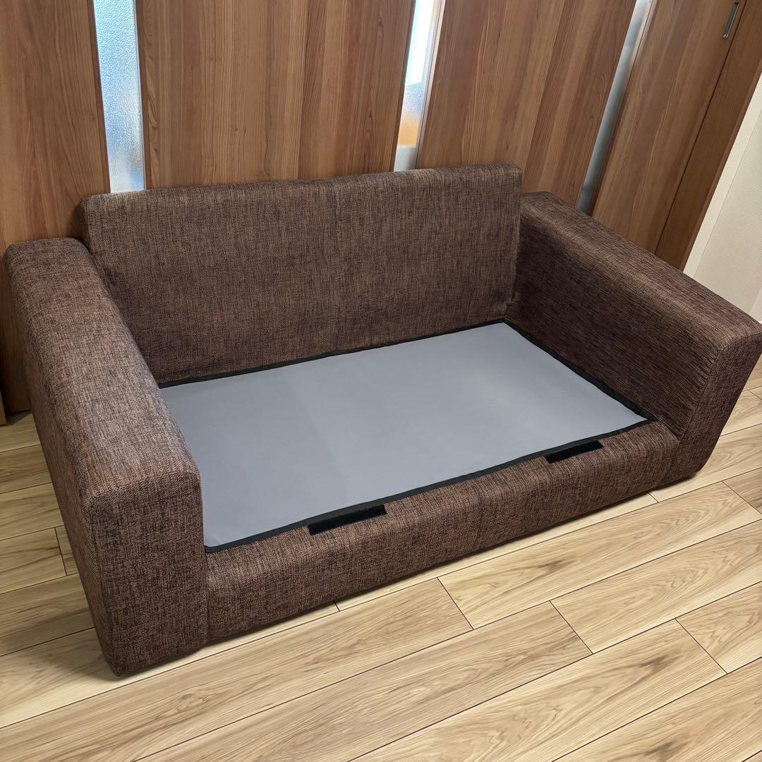 NITORI ニトリ 送料込 2人用 布張り ソファ Nポケット A1 2人掛け