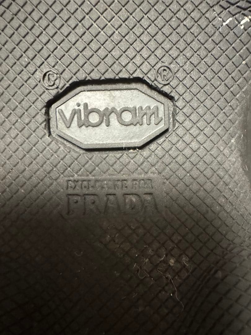 プラダ スポーツ PRADA ベルクロ サンダル メンズ 黒 27cm 正規品