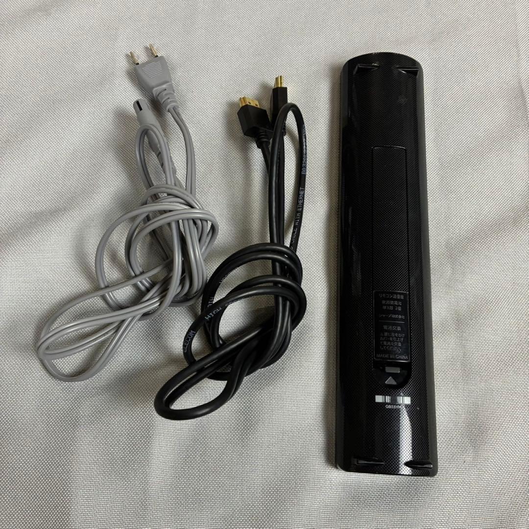 【送料込】SHARP ブルーレイプレーヤ 2B-C05CW1 2020年製