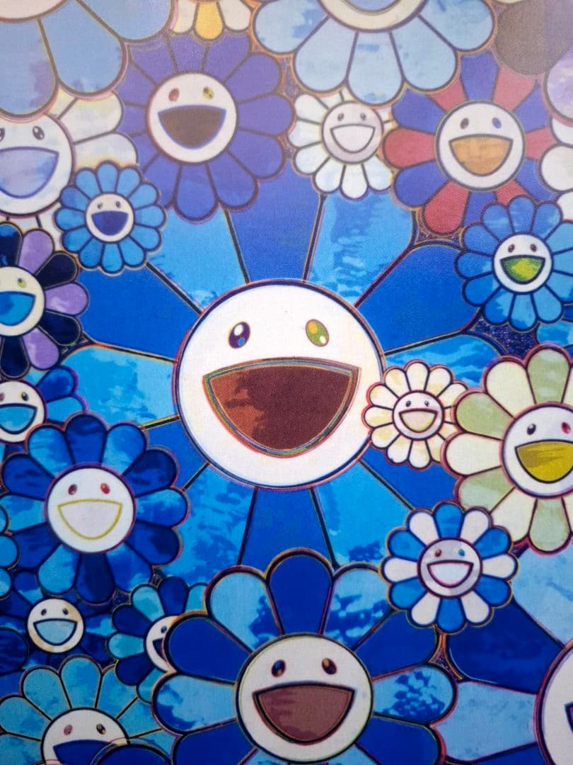 『シャングリラ・ブルー』村上隆作品ポスター　奈良美智　草間彌生