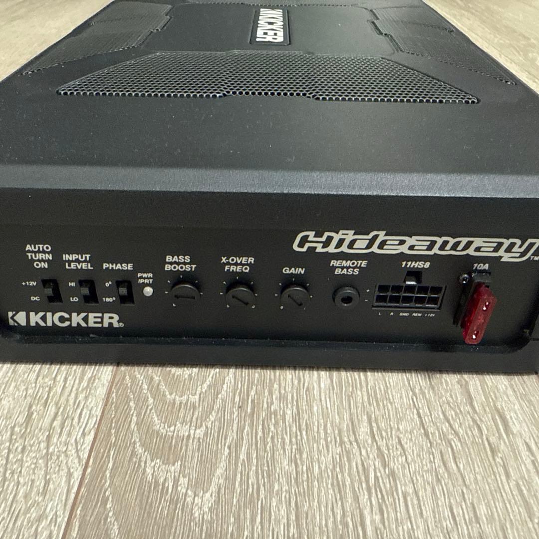 キッカー KICKER HIDEAWAYコンパクトパワードウーハー HS8