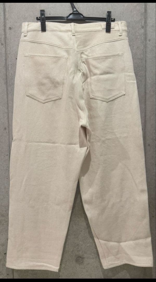 パンツ everyone soft denim pants ECRU