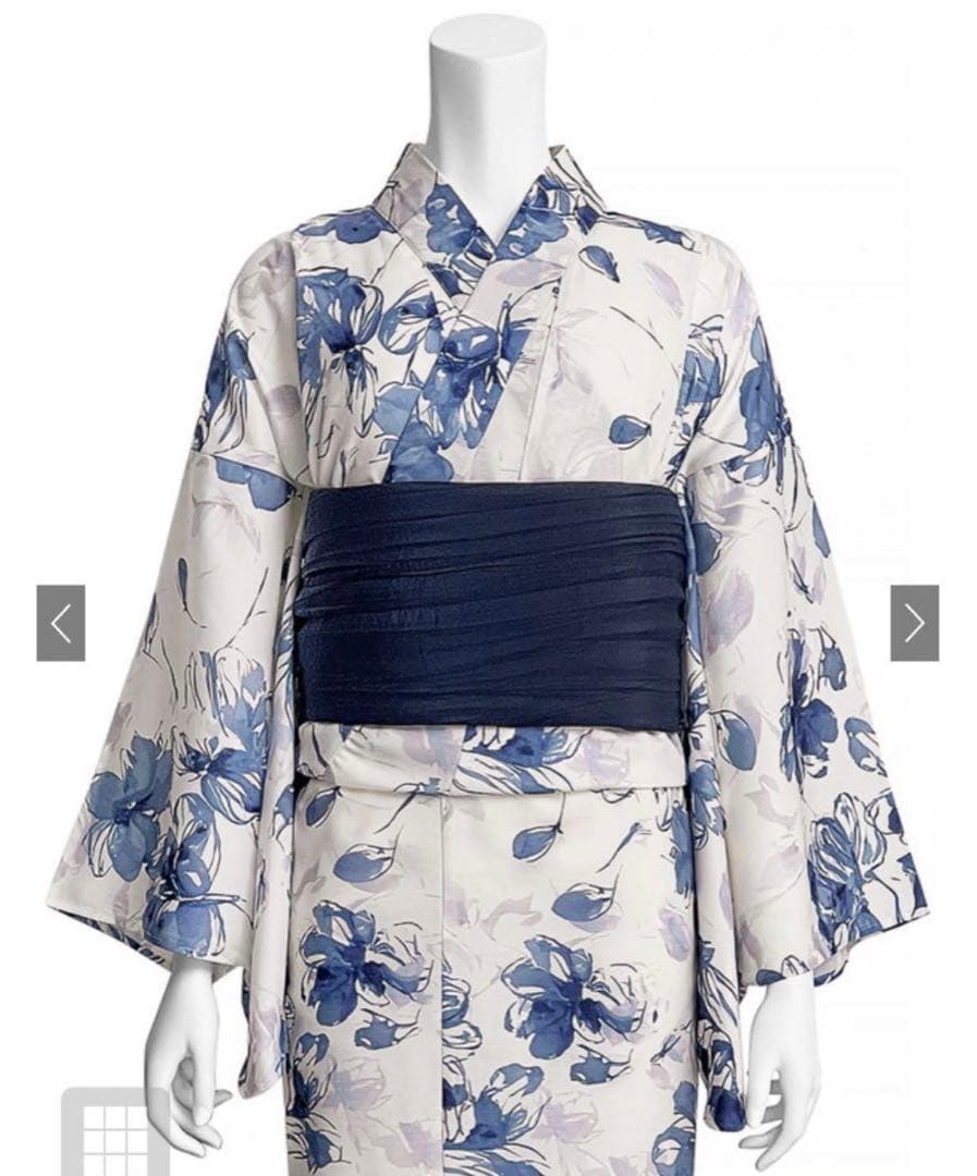 GRL 水彩花柄浴衣セット[fy028]