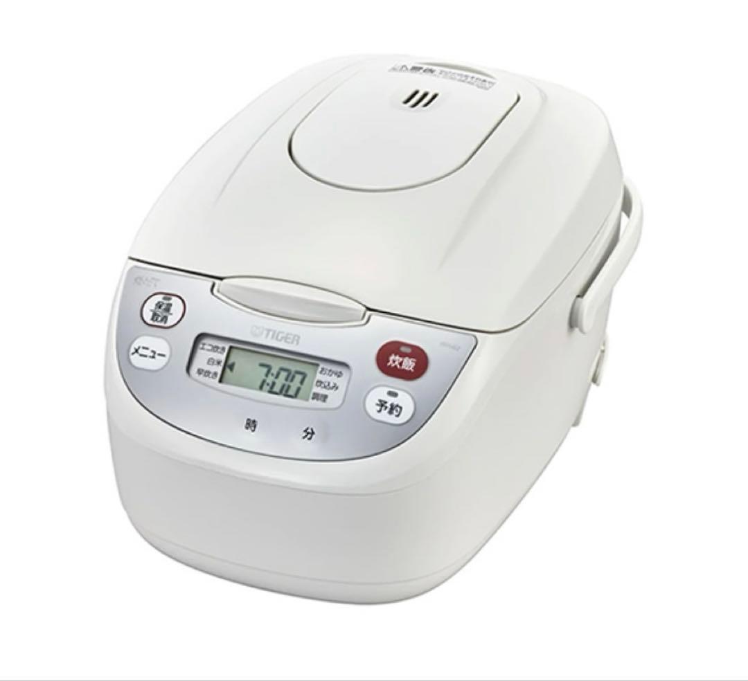 タイガーマイコンジャー炊飯器　5.5合　ホワイト