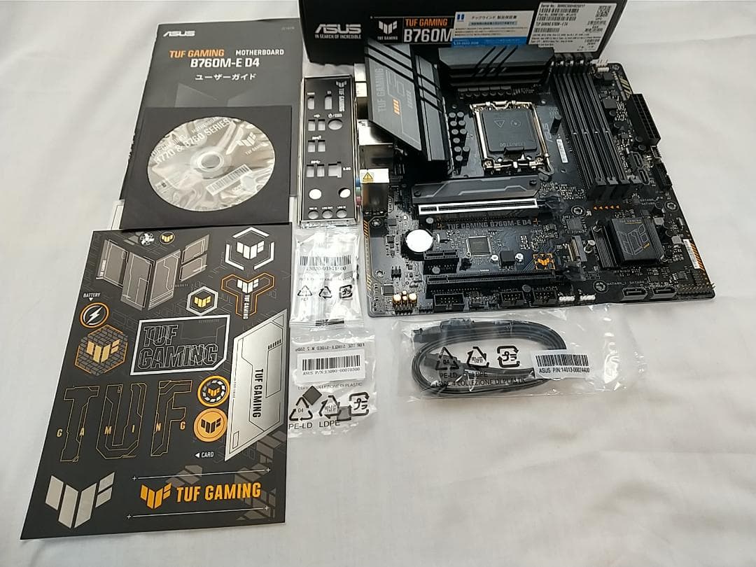 ASUS TUF Gaming B760M-E D4 マザーボード DDR4対応
