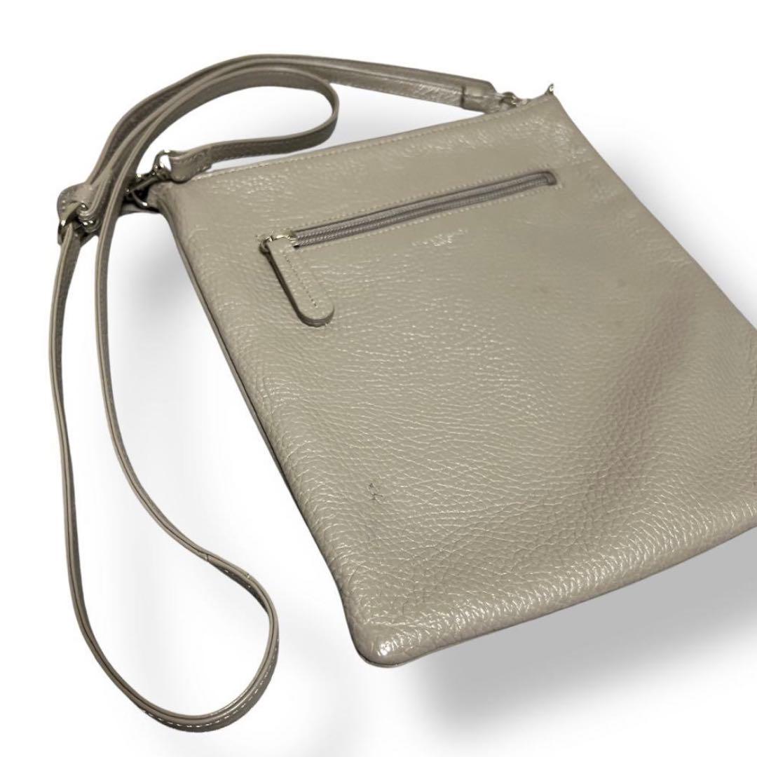 【美品】サロンドアルファード スマイルプチポシェット 本革 ショルダー