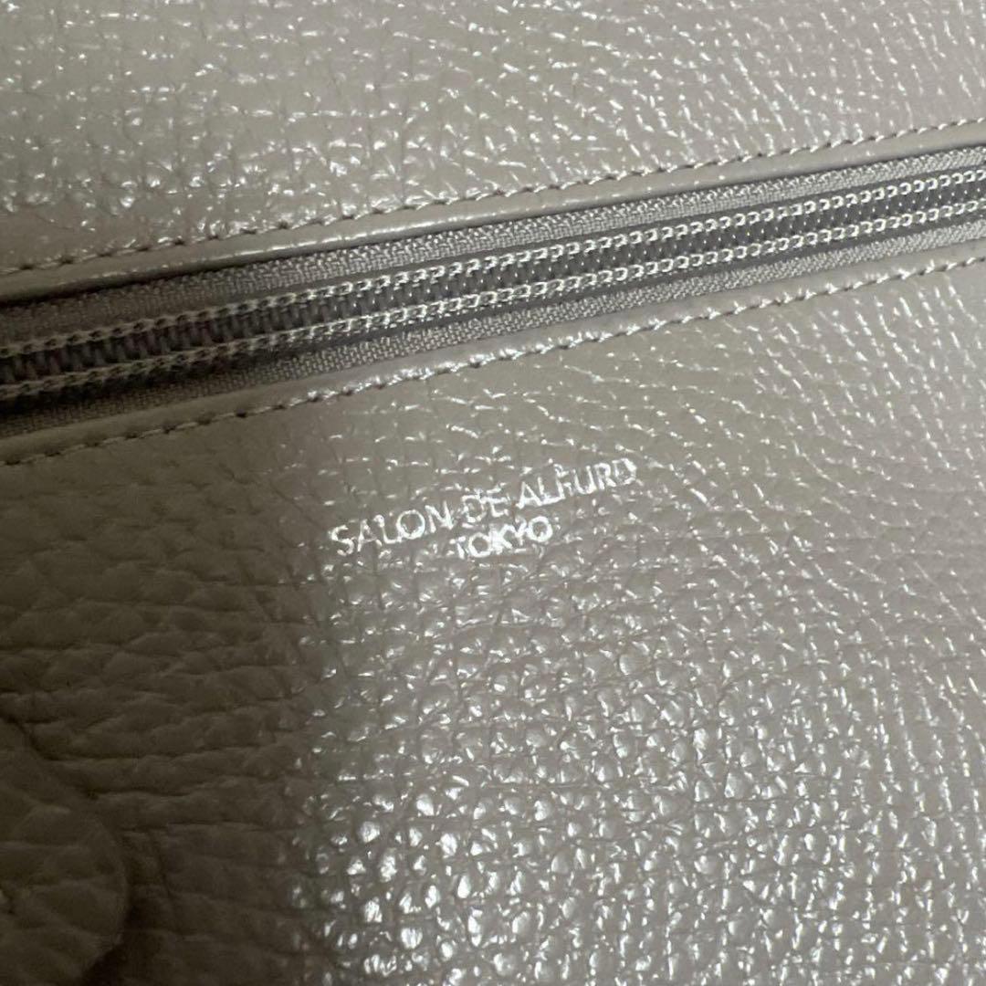 【美品】サロンドアルファード スマイルプチポシェット 本革 ショルダー