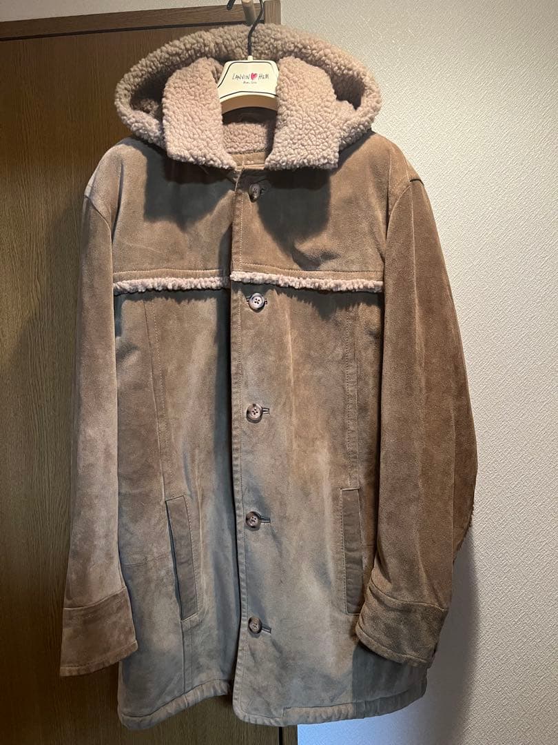 Stussy ステューシー スエード ランチジャケット カーコート レザー M