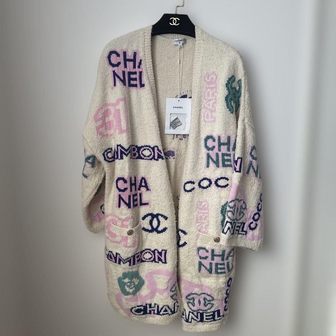 CHANEL カーディガン エクリュ 40 ベルト無し