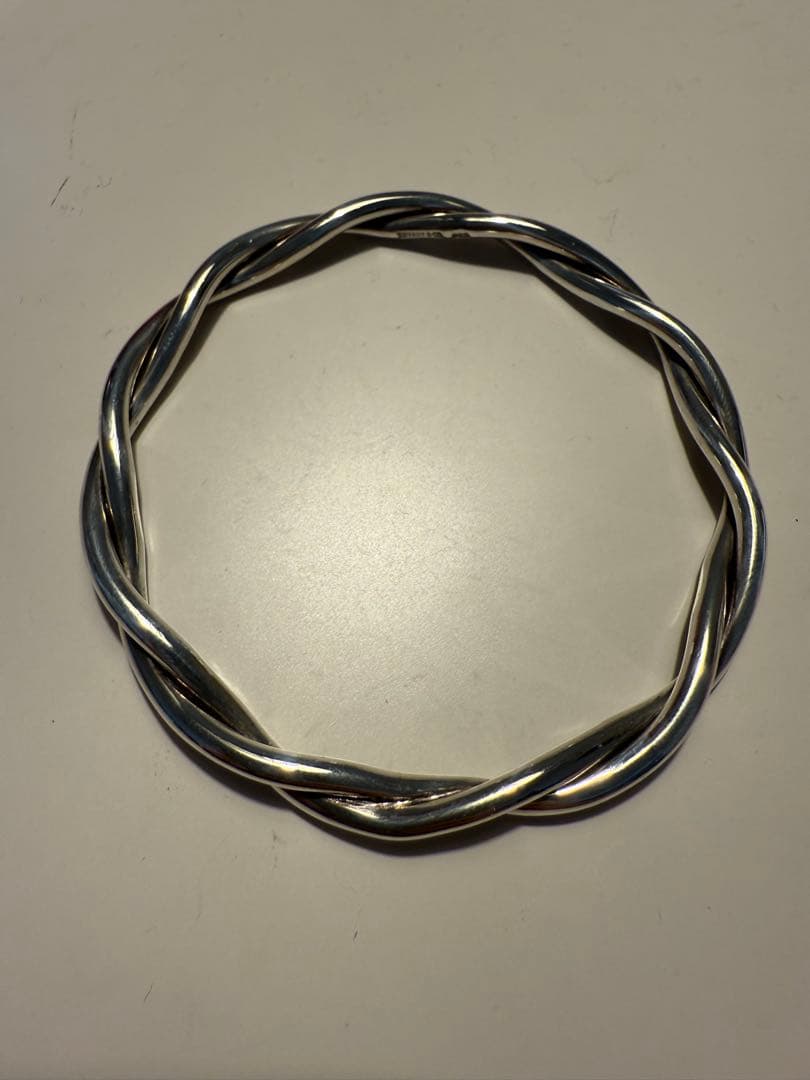 【美品】 ティファニー シルバー925 バングル ツイスト