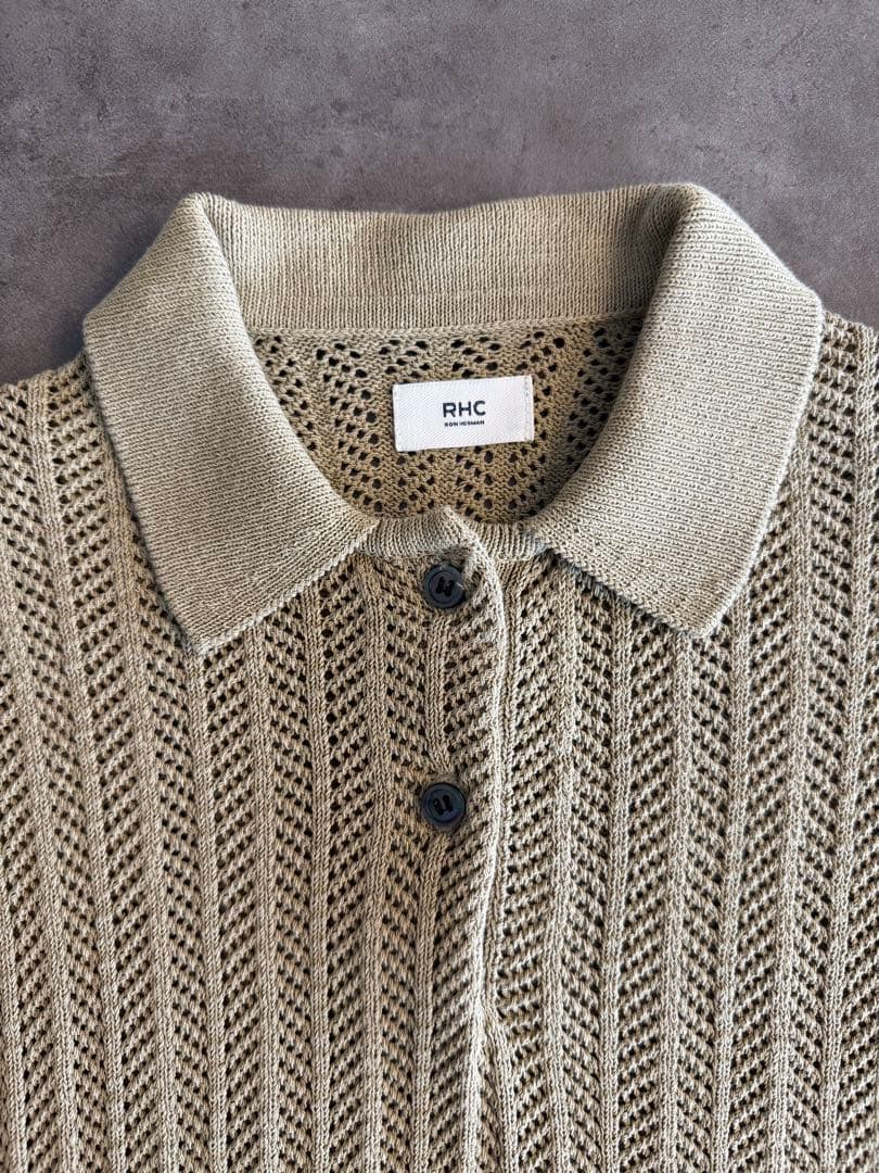 RHC Ron herman 半袖ポロシャツ サマーニット