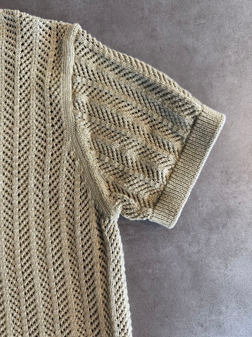 RHC Ron herman 半袖ポロシャツ サマーニット