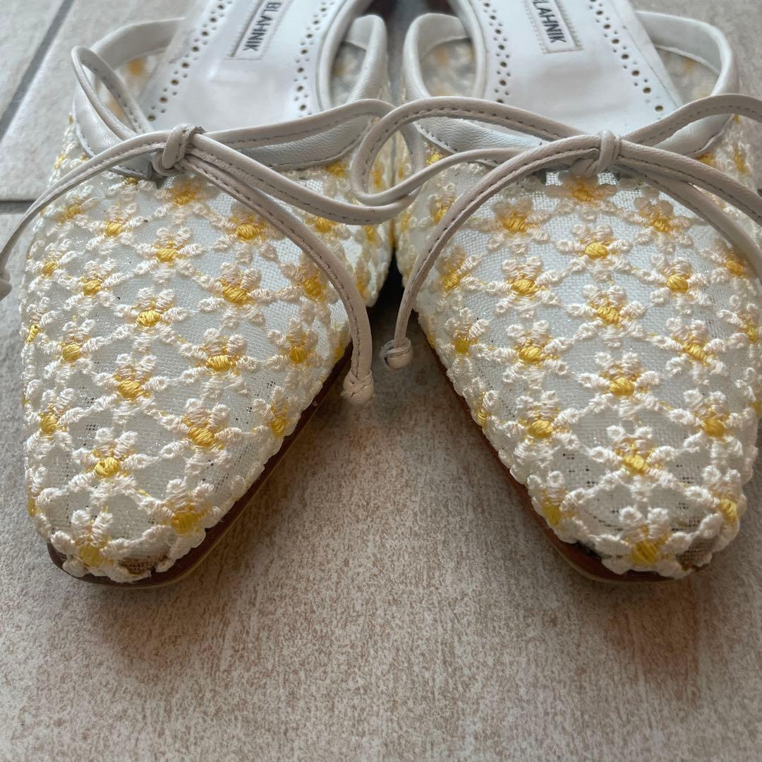 マノロブラニクMANOLOBLAHNIKミュール36 サンダル