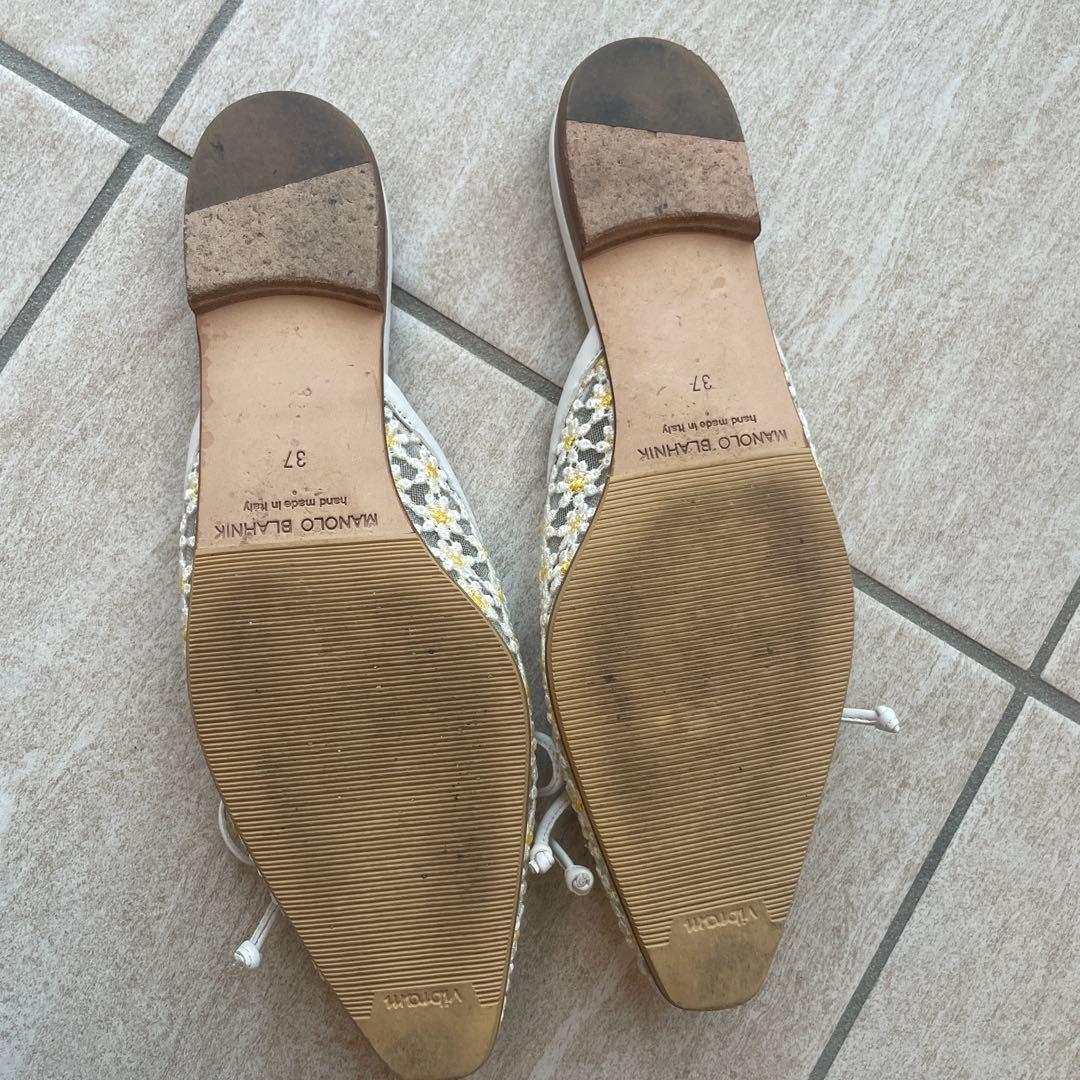 マノロブラニクMANOLOBLAHNIKミュール36 サンダル