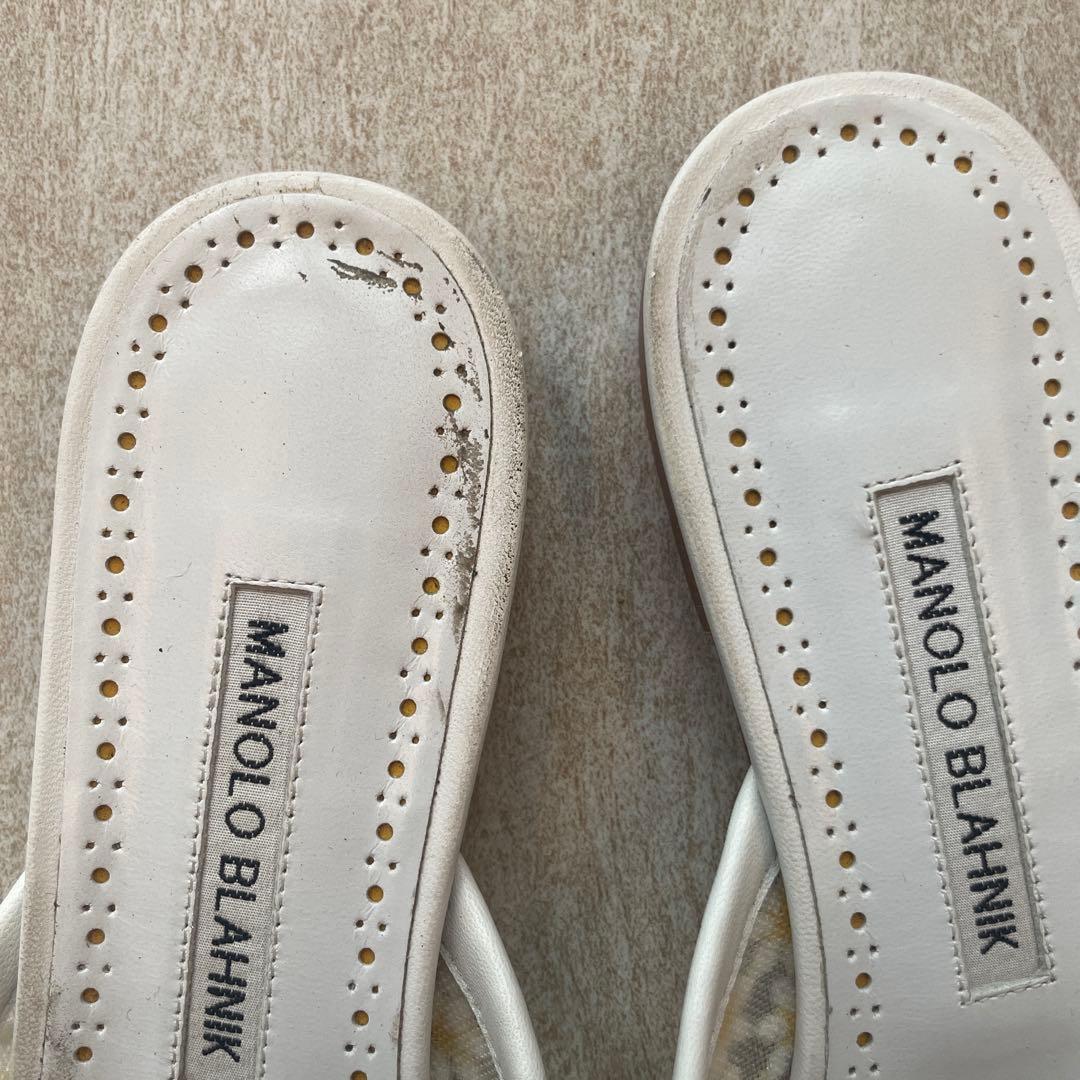 マノロブラニクMANOLOBLAHNIKミュール36 サンダル