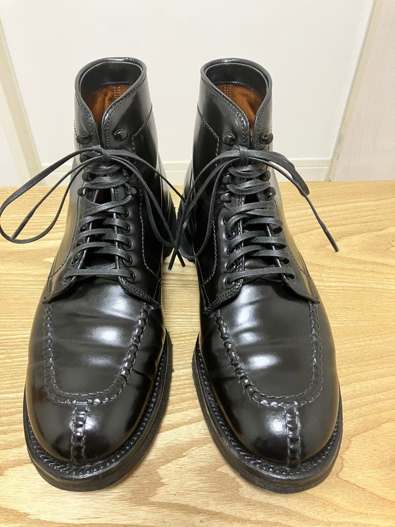 h*k様 Alden タンカーブーツ7.5D 4545H コードヴァン