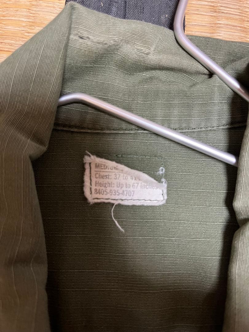 【M-S】usarmy ジャングルファティーグ4th ミリタリー ヴィンテージ