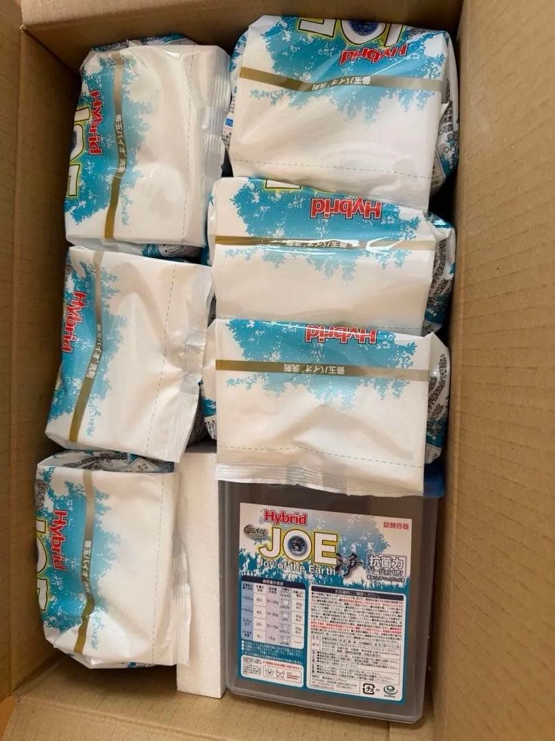 未使用！善玉バイオ洗剤　ハイブリッド浄　6袋(容器付き)