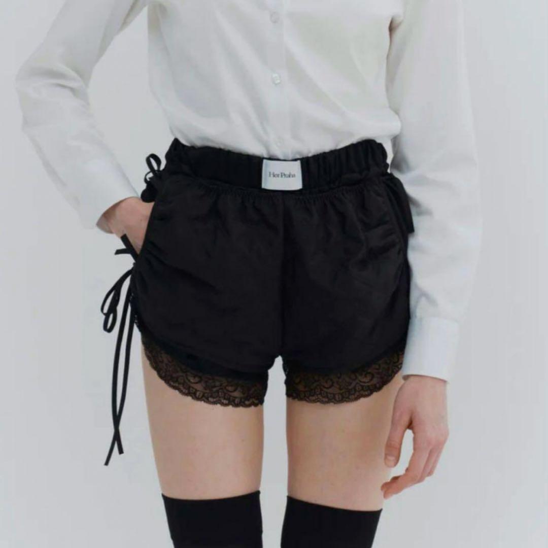 Her Praha アイリーンキルティングショートパンツ