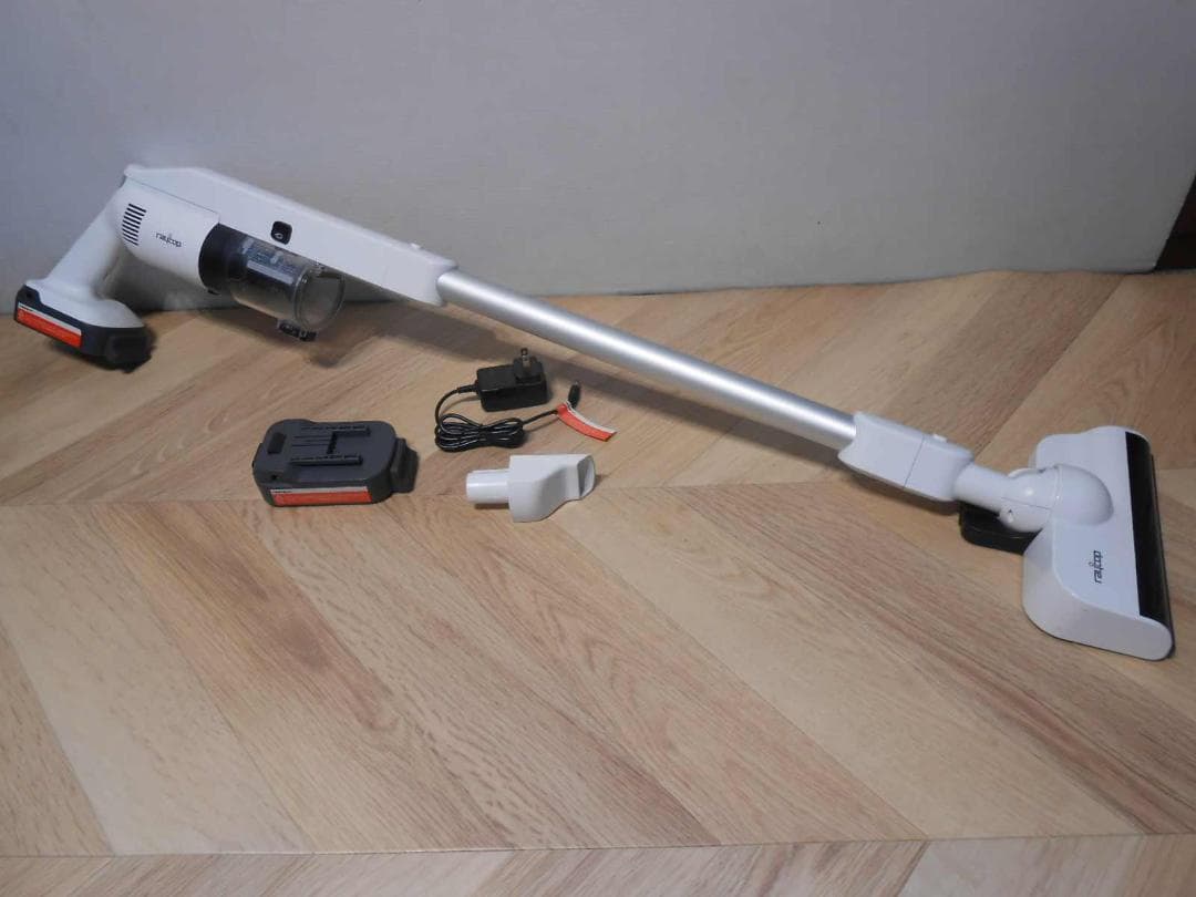 直接引取可 電池２個付き　レイコップ　充電式クリーナー 近隣配送可能