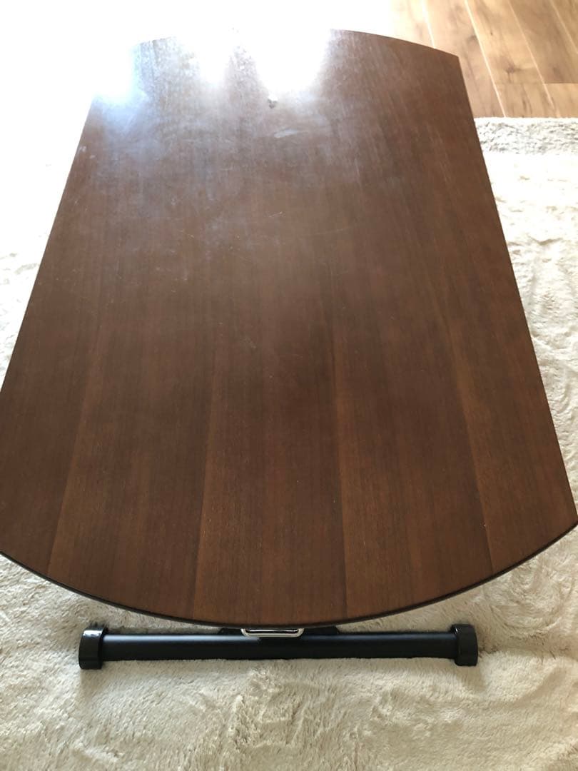 大川家具　東馬　昇降式バタフライテーブル 120cm