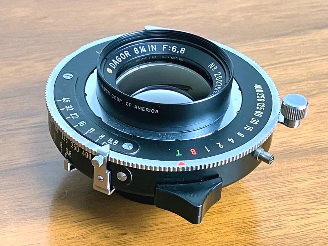 フィルムカメラ DAGOR 81/4 F:6.8 Gold Dot COPAL-NO.1