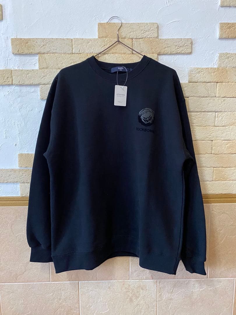 ドラゴンクエスト　コラボ　 SHIPS ドラクエ ばくだん岩　新品タグ付き L